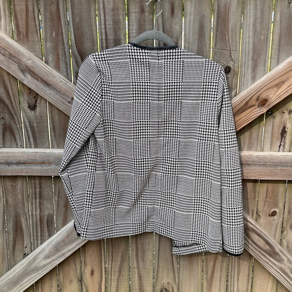 Rafaella black and white checkered blazer size S - Picture 6 of 6